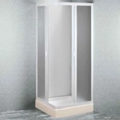 Box Doccia Scorrevole In Acrilico Mod. Smart Con Apertura Centrale 80x80 Cm -Stile Bagno 16042271 3