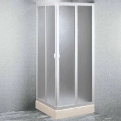 Box Doccia Scorrevole In Acrilico Mod. Smart Con Apertura Centrale 80x80 Cm -Stile Bagno 16042271 4
