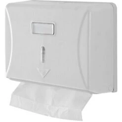 Distributore Salviette Per Carta Piegata Z-V Bianco In ABS