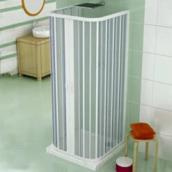 Box Doccia Saturnia 3 Lati 80x80x80 Cm Apertura Centrale