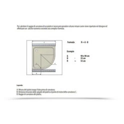 Box Doccia Giove 80x80cm In Pvc Apertura Semicircolare Laterale -Stile Bagno 16596300 4