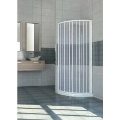 Box Doccia Scorpione 80x80cm Apertura Semicircolare Laterale