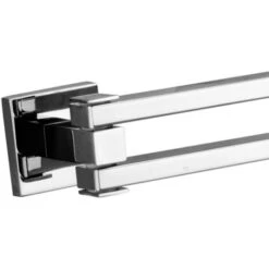 Porta Salviette A Snodo Cromato Serie Frame - Fissaggio Incollo O Viti -Stile Bagno 16785061 3