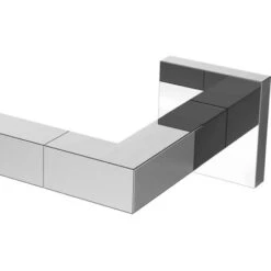 Porta Rotolo Aperto Cromato Serie Frame - Fissaggio Incollo O Viti -Stile Bagno 16785067 3