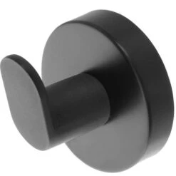 Appendino A Muro In Acciaio Con Finitura Nero Opaco Arredo Moderno