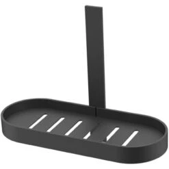 Cestino Per Bagno Nero Serie Evolution - Fissaggio Con Biadesivo O Ad Incollo -Stile Bagno 16977679 3