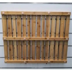 Pedana Doccia Rettangolare In Legno Di Bamboo 54x68 Cm -Stile Bagno 17035960 5