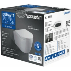 Duravit ME By Starck Set Compatto Duravit Senza Cerchione Duravit® Per WC Sospeso - 45300900A1