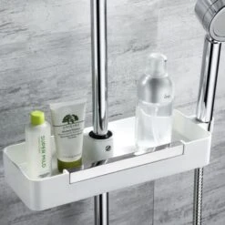 Mensola Per Aste Doccia Con Tergivetro E Supporto Doccetta - Serie Concept -Stile Bagno 17282874 3