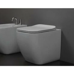 Ceramica Gsg Water/bidet Brio Filomuro Senza Brida Cm. 52,5x36 Bianco Lucido