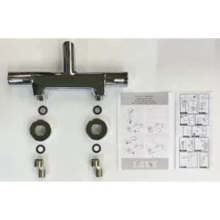EUROSANIT Miscelatore Termostatico Per Bagno-doccia NF Lineatherm, Cromato -Stile Bagno 17601691 3