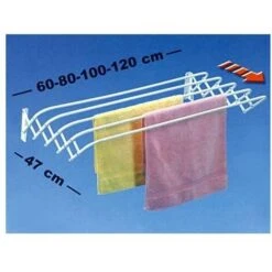 Gimi Stendibiancheria Da Parete Brio Super 100 In Acciaio 5 Metri Stendibili -Stile Bagno 17888048 4