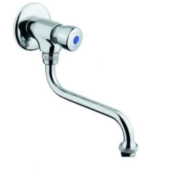 Rubinetto A Snodo Canna Girevole Da Parete A Pulsante Temporizzato IDRAL 08015