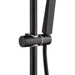 Saliscendi Nero Anticalcare Con Doccino A 1 Getto - Serie Vogue -Stile Bagno 18052783 3