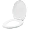Sedile Wc Copri Water Tavoletta Vaso Universale Bianco Polipropilene Pp Sistema Soft Closing Bagno Pezzi 1