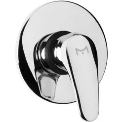 Miscelatore Doccia Ad Incasso Da Parete Rubinetto Monocomando Cromato