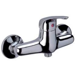 Miscelatore Esterno Doccia Rubinetto Monocomando Cromato Confezione 1