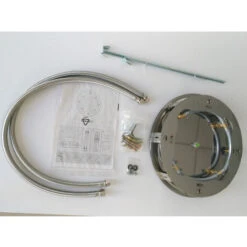 Soffione Doccia A Soffitto Installazione Da Incasso Acciaio Inox Tondo -Stile Bagno 18128732 3