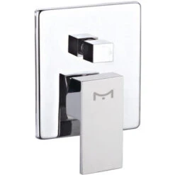 Miscelatore Doccia Ad Incasso Da Parete Con Deviatore Rubinetto Monocomando Cromato Confezione 1