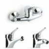 SET COMPLETO RUBINETTERIA BAGNO LAVABO, BIDET, ESTERNO DOCCIA CEMBRA