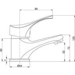 SET COMPLETO RUBINETTERIA BAGNO LAVABO, BIDET, ESTERNO DOCCIA CEMBRA -Stile Bagno 18153351 4