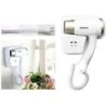 Trade Shop - Asciugacapelli Phon Da Parete Muro Bagno Hotel Albergo 1500w Gw-6142 Presa