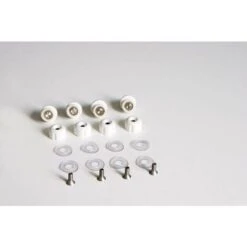 Gruppo Di Scorrimento Eccentrico Per Box Samo RIC841 Bianco