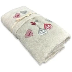 SET ASCIUGAMANI TIROLO TIROLESE LOVE TORTORA