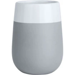 Wenko Bicchiere Portaspazzolini Malta Bianco Grigio/bianco Ceramica -Stile Bagno 18711286 3