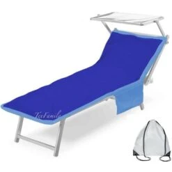 TELO MARE LETTINO TEDDY IN MICROFIBRA CON TASCHE MISURA CM. 80 X 190 BLUETTE