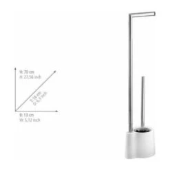 Wenko Piantana Portarotolo E Portascopino Avola Bianco -Stile Bagno 18962810 4