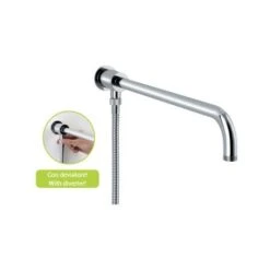 Sphera Braccio Doccia Round Con Deviatore Cromo