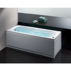 Glass Vasca Astor 160x70 Rettangolare Bianca