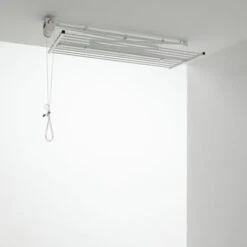Foxydry Mini, Stendibiancheria A Soffitto, Stendino Verticale Saliscendi, Stendipanni Richiudibile In Alluminio E Acciaio 152x54x25 Cm 7 Foxydry Mini, Stendibiancheria A Soffitto, Stendino Verticale Saliscendi, Stendipanni Richiudibile In Alluminio E Acciaio 152x54x25 Cm -Stile Bagno 19287768 3