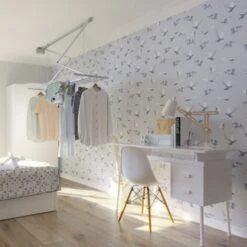 Foxydry Mini, Stendibiancheria A Soffitto, Stendino Verticale Saliscendi, Stendipanni Richiudibile In Alluminio E Acciaio 152x54x25 Cm 8 Foxydry Mini, Stendibiancheria A Soffitto, Stendino Verticale Saliscendi, Stendipanni Richiudibile In Alluminio E Acciaio 152x54x25 Cm -Stile Bagno 19287768 4