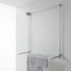Foxydry Wall, Stendibiancheria Da Parete, Stendino A Muro Verticale, Saliscendi, Stendino A Scomparsa In Alluminio E Acciaio 152x52x137 Cm