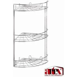 ANGOLIERA INOX DOCCIA 3 PIANI