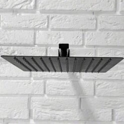 Set Doccia Incasso Nero Con Soffione Quadrato 30x30 Manara-1 -Stile Bagno 19503924 5