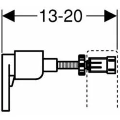 Geberit Duofix - Kit Di Fissaggio Per Montaggi A Parete 111.815.00.1 -Stile Bagno 19573559 3