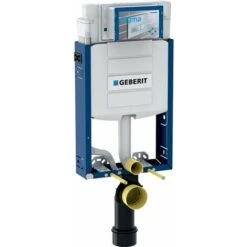 Geberit Combifix - Modulo Di Installazione A Parete, WC Alpha Con Sedile, Placca Di Comando Sigma01, Cromo Lucido 110.302.00.5 NR2 -Stile Bagno 19574361 3