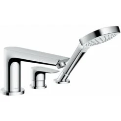 Hansgrohe Talis E - Miscelatore Bordovasca, Montaggio A 3 Fori, Cromato 71731000