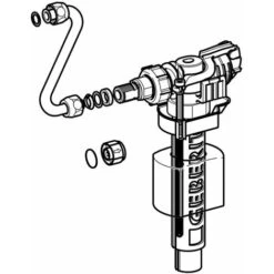 Geberit Accessori - Valvola Di Ingresso Per Cassette Di Risciacquo Ad Incasso 240.705.00.1 -Stile Bagno 19574573 4