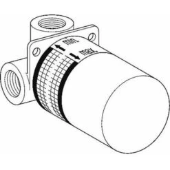 Hansa Vario - Corpo Incasso Per Miscelatore Doccia DN15 50500100 -Stile Bagno 19575039 4