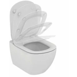 Ideal Standard Tesi - WC Sospeso Con Copriwater SoftClose, Rimless, Bianco T355101 -Stile Bagno 19575238 5