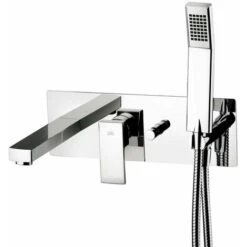 Paffoni Elle - Miscelatore Ad Incasso Per Vasca Da Bagno, Con Accessori E Corpo Incasso, Cromato EL001CR