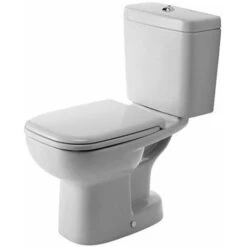 Duravit D-Code - Vaso WC Combinato, Scarico Inferiore, Bianco Alpino 21110100002