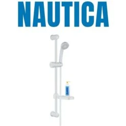 Ogomondo Saliscendi In Abs Bianco Blush Con Doccetta E Portasapone -Stile Bagno 19693175 3