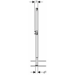 Geberit Duofix - Modulo Di Installazione Per Doccia/vasca Da Bagno, 98–112 Cm, Per Montaggi Esterni 111.740.00.1 -Stile Bagno 19757262 3