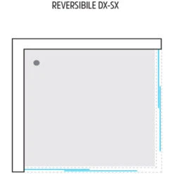 Ogomondo Box Cabina Doccia Angolare Corner Due Ante Scorrevoli Cristallo Temprato Trasparente Misure 66.5-69.5x66.5-69.5xh185 Cm Trasparente - Confezione 1 -Stile Bagno 19775159 5