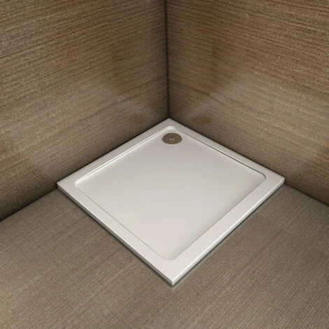 Piatto Doccia Quadrato In Marmo Minerale E Resina Mista Ultra Sottile 3cm Bianco Lucido Antiscivolo Antibatterico 70x70cm 2 Piatto Doccia Quadrato In Marmo Minerale E Resina Mista Ultra Sottile 3cm Bianco Lucido Antiscivolo Antibatterico 70x70cm - immagine 2